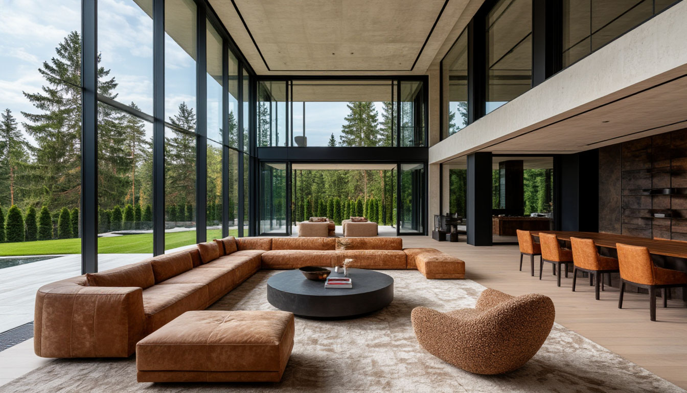 Панорамное остекление очень дорогое