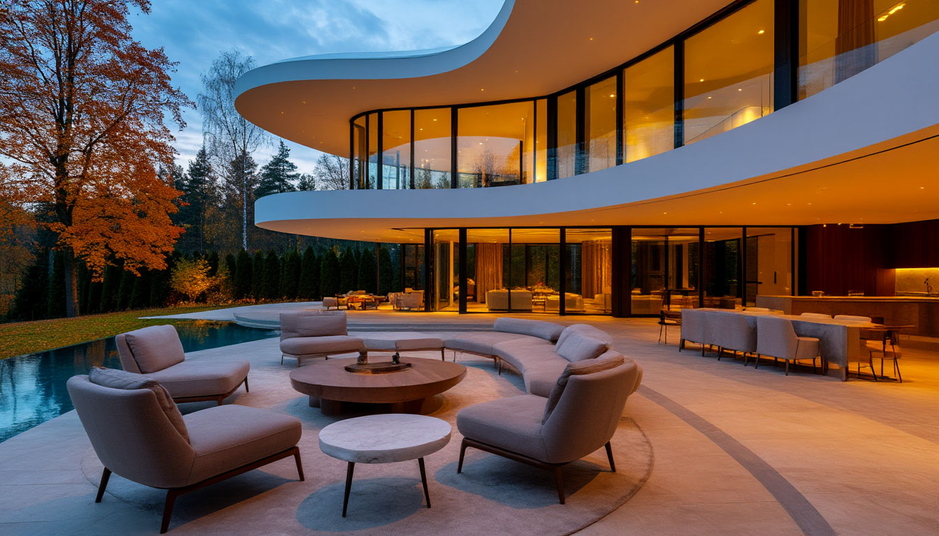 Отделка коттеджей Фото отделки коттеджа под ключ в Резиденциях Бенилюкс